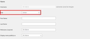 Create Admin User in WordPress