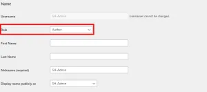 Create Admin User in WordPress